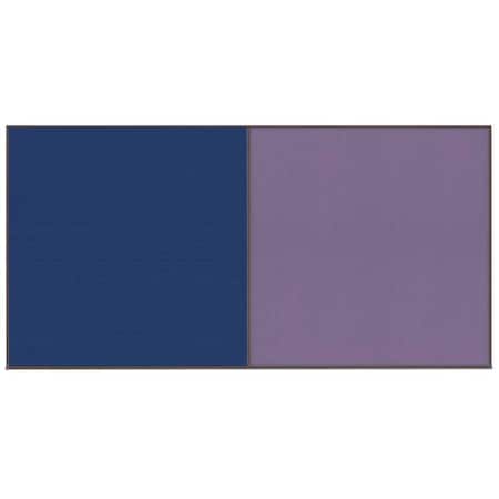 United Visual Products Enclosed Corkboard, 1 Door, 72"x36", 4" Fra UV3411-SATIN-BLACK